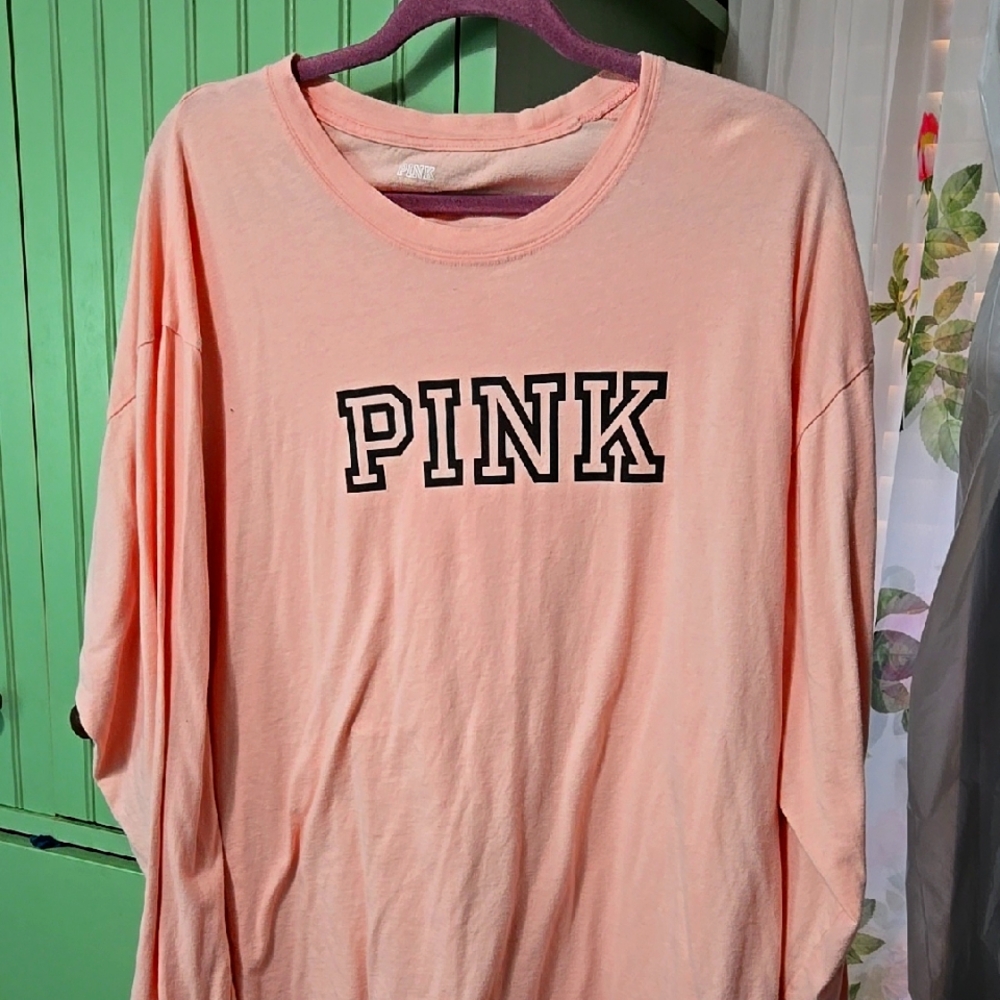 Pink Long Sleeve Shirt XXL